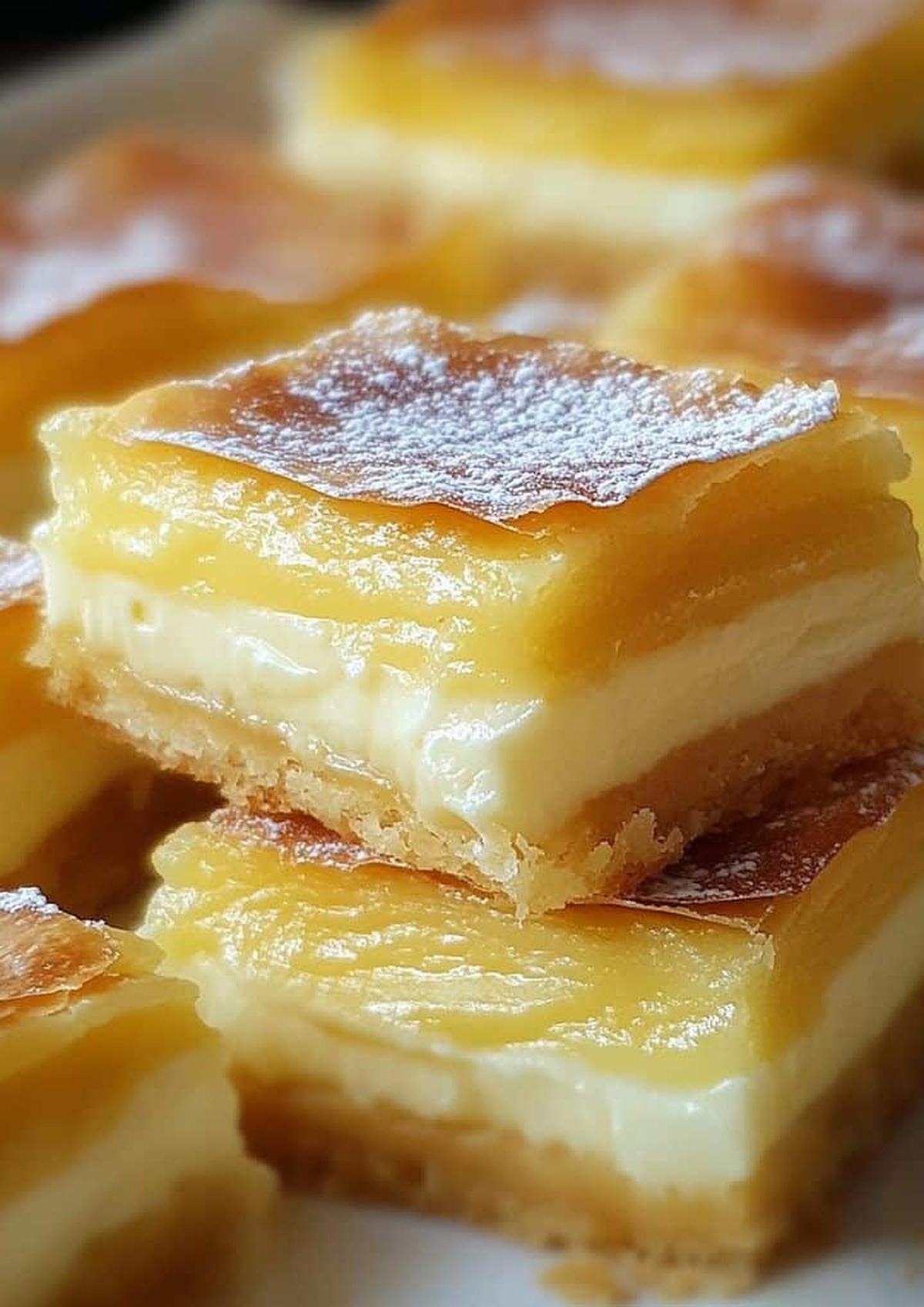 Vanilla Custard Cream Squares Recipe