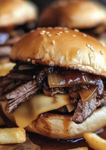 Savory French Dip Sliders Recipe
