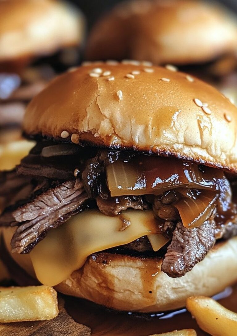 Savory French Dip Sliders Recipe