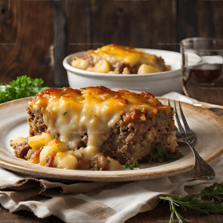 Brawny Cowboy Meatloaf and Potato Casserole Recipe