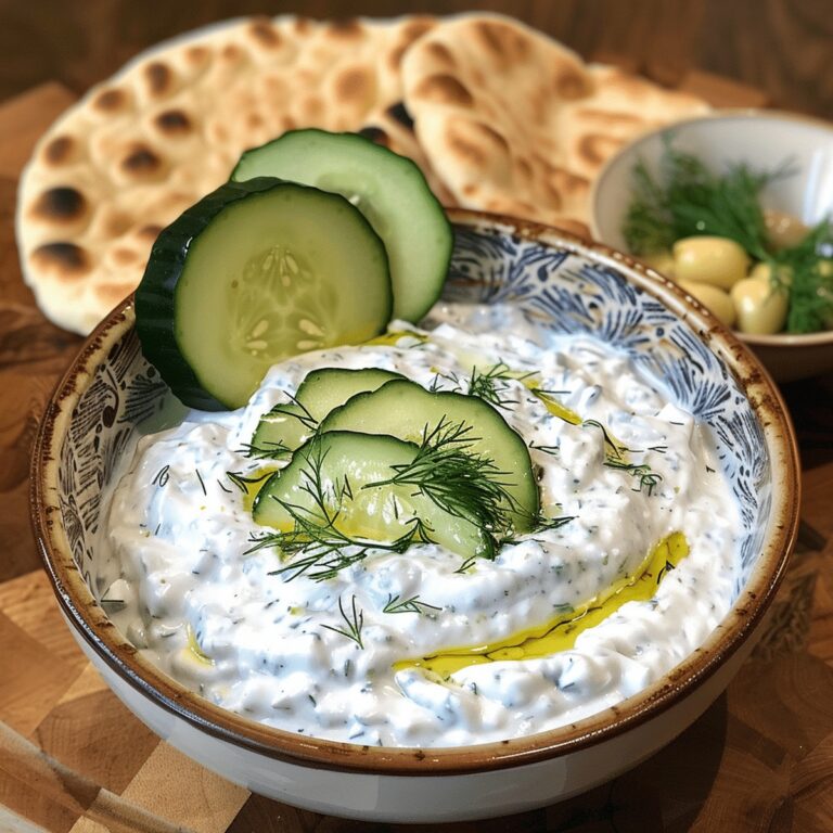 Classic Homemade Tzatziki Sauce Recipe