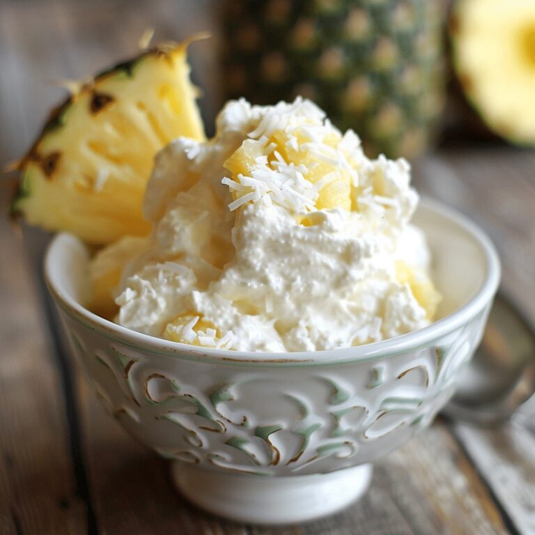 Hawaiian Pineapple Coconut Fluff Recipe