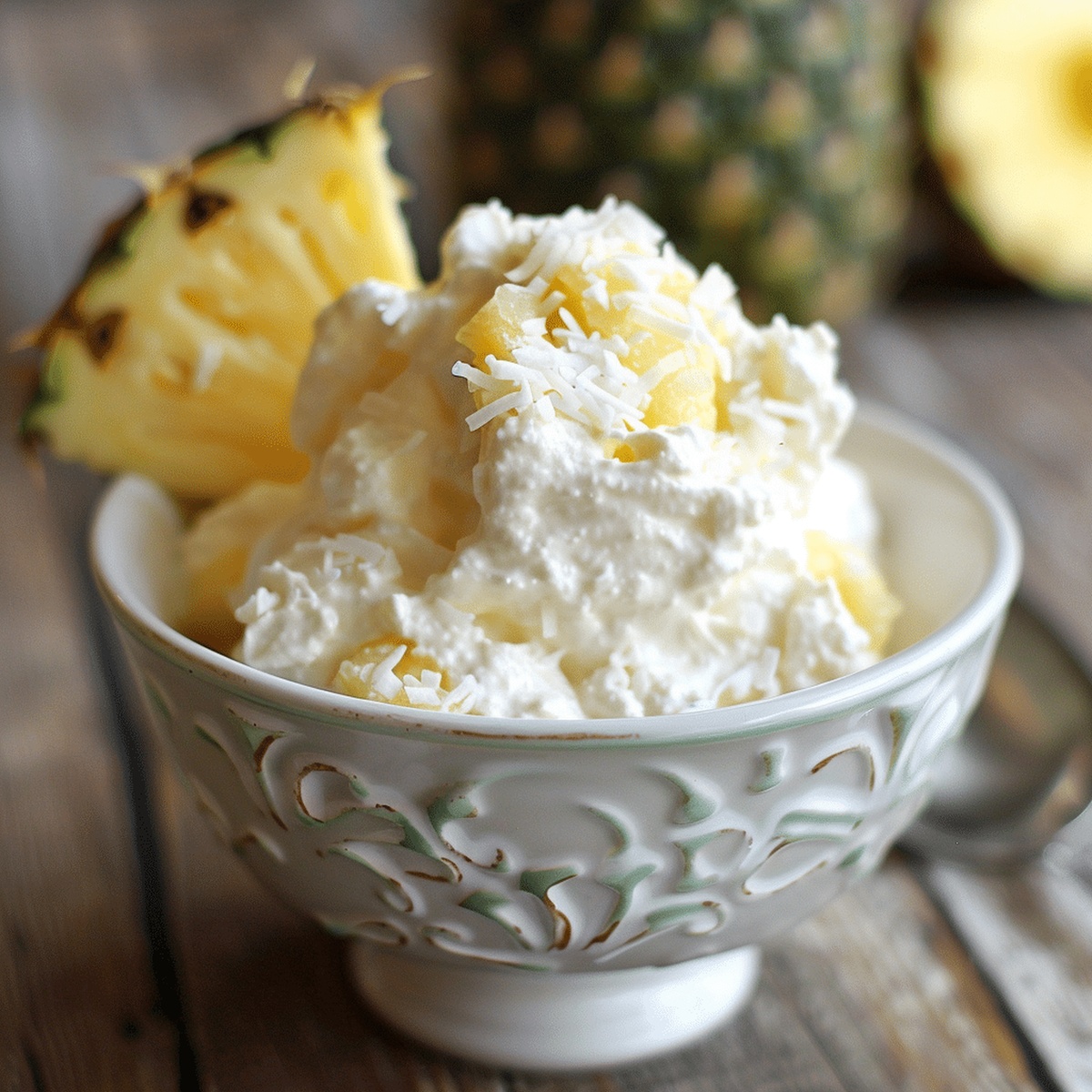 Hawaiian Pineapple Coconut Fluff Recipe