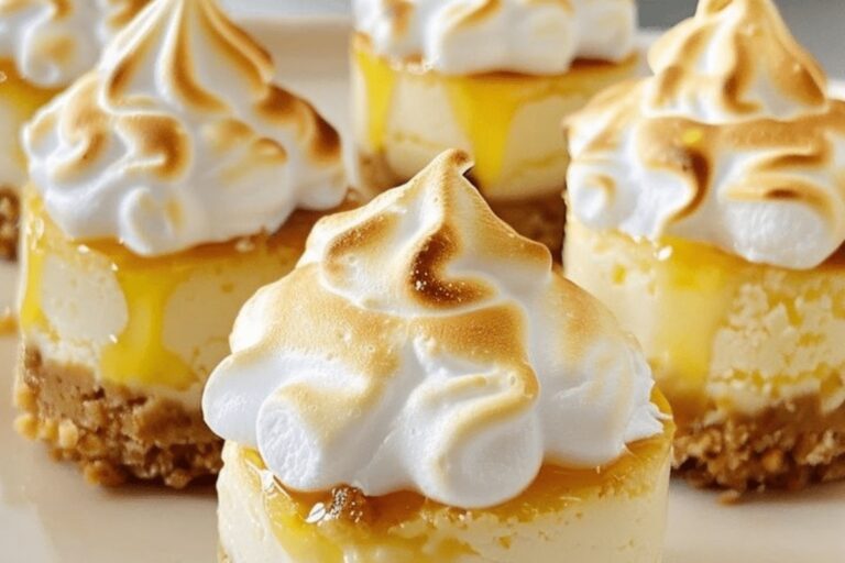 Mini Lemon Meringue Cheesecakes Recipe