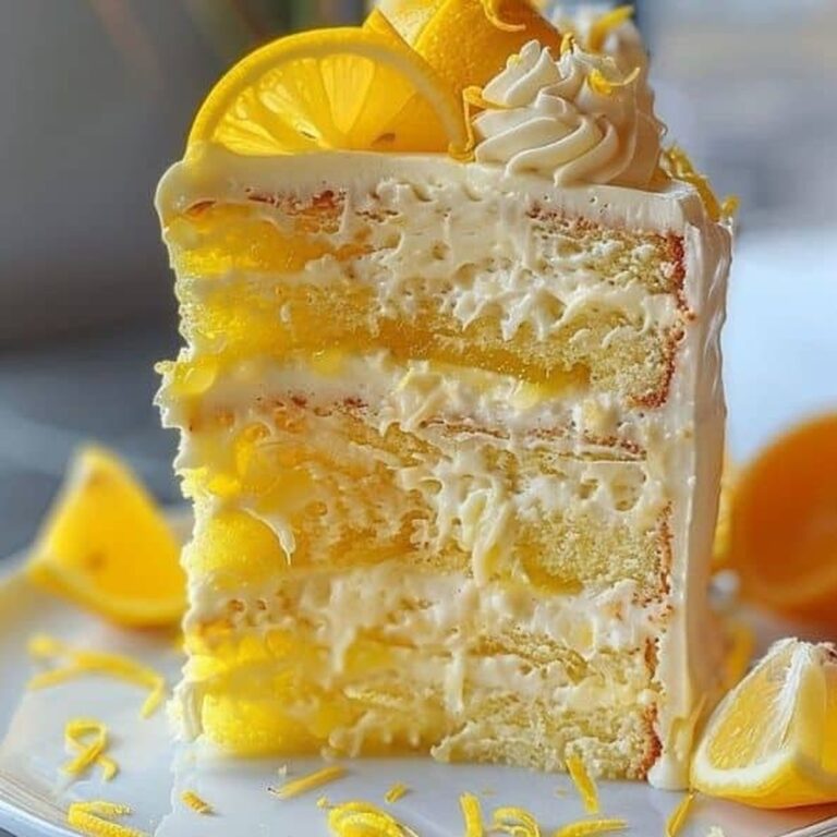 Lemon Heaven Cake Recipe