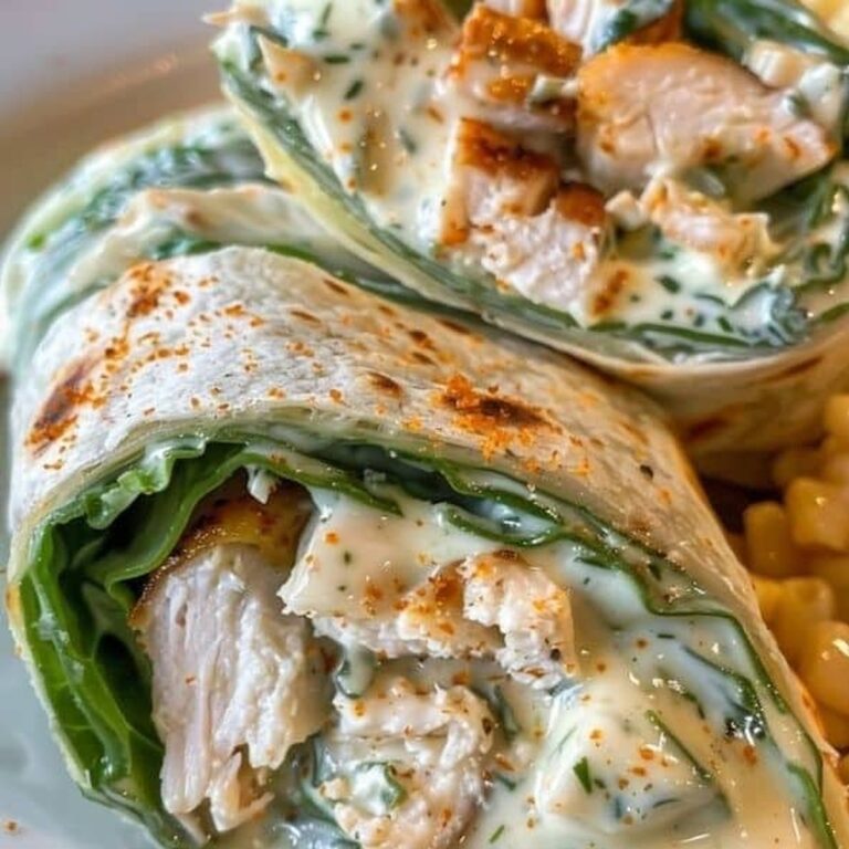 Chicken Alfredo Wraps Recipe