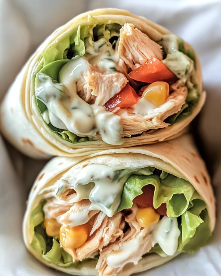 Flavorful Rotisserie Chicken Wraps Recipe