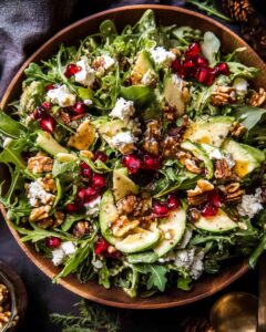 Christmas Salad with Honey Mustard Dressing Recipe