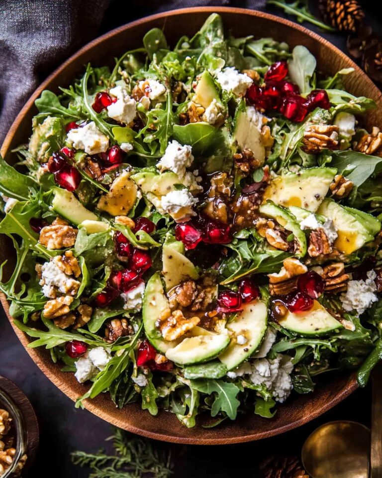 Christmas Salad with Honey Mustard Dressing Recipe