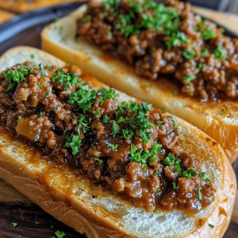 Garlic Bread Sloppy Joes Recipe