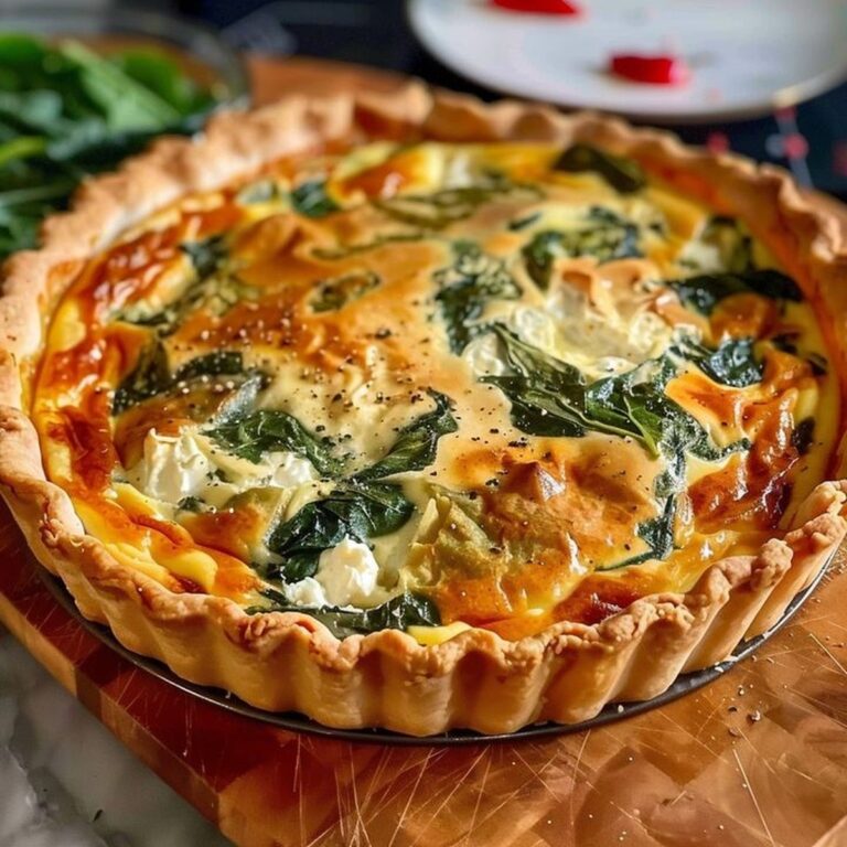 Elegant Ricotta and Spinach Quiche Recipe