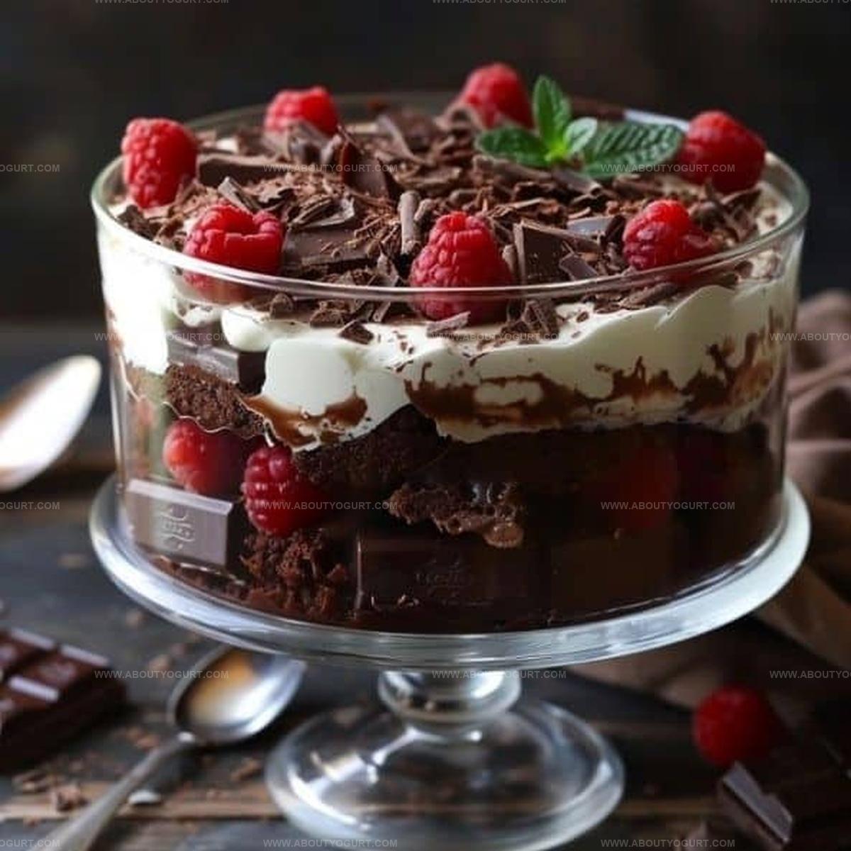 Salted Dark Chocolate Brownie Trifle Recipe