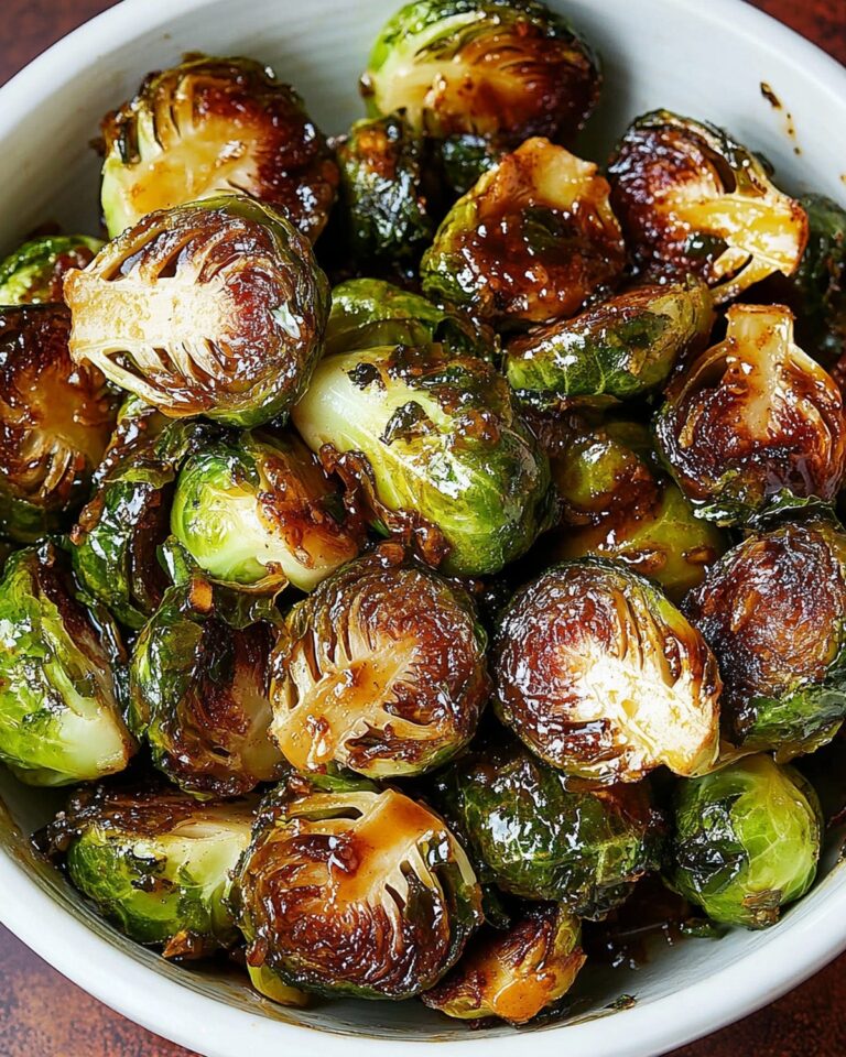 Honey Balsamic Brussels Sprouts Recipe