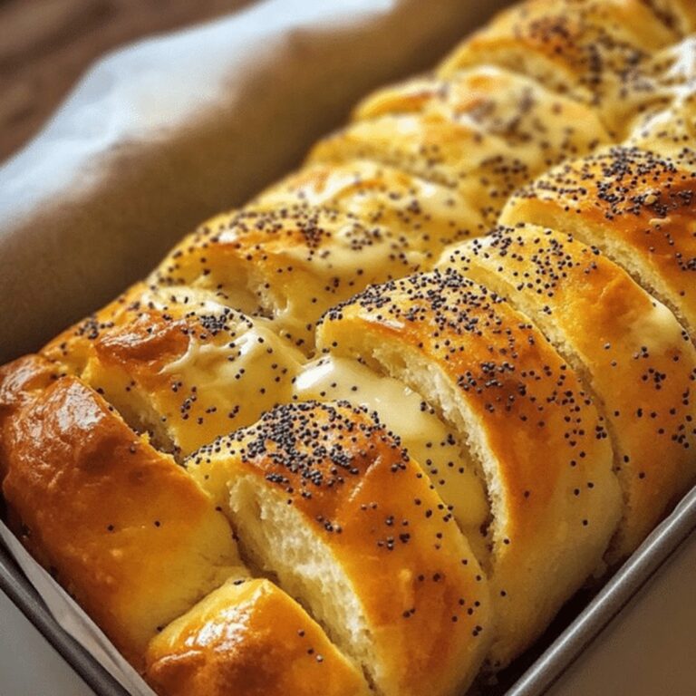 Lemon Poppy Seed Pull-Apart Bread Recipe