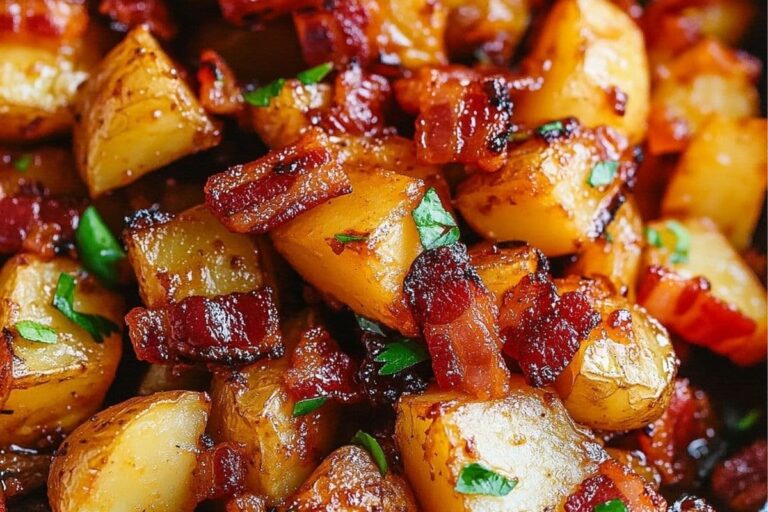 Honey Bacon Roasted Potatoes Recipe