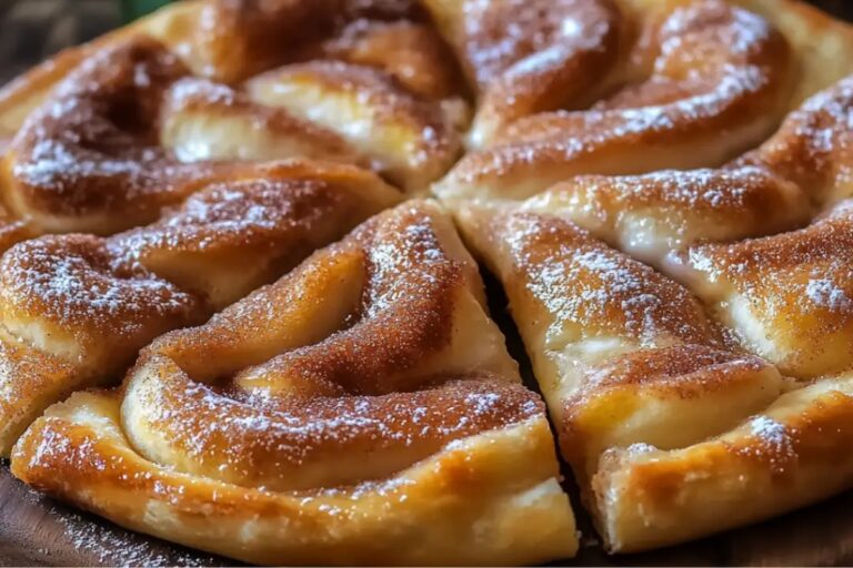 Sweetened Cinnamon-Sugar Pizza Made With Crescent Rolls Recipe