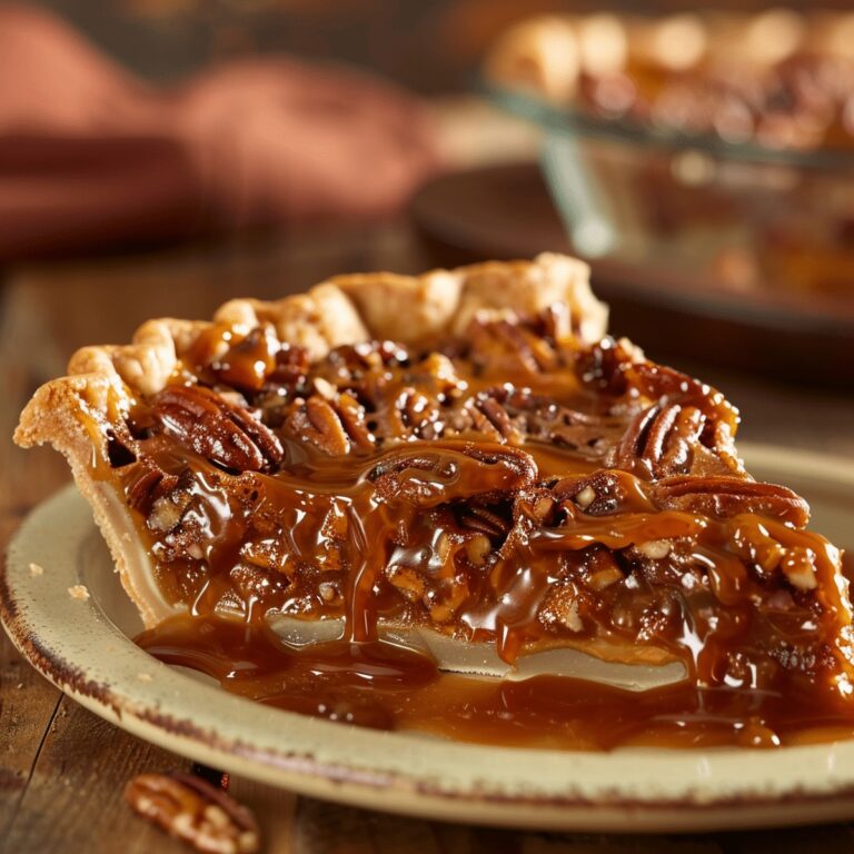 Caramel Pecan Delight Pie Recipe
