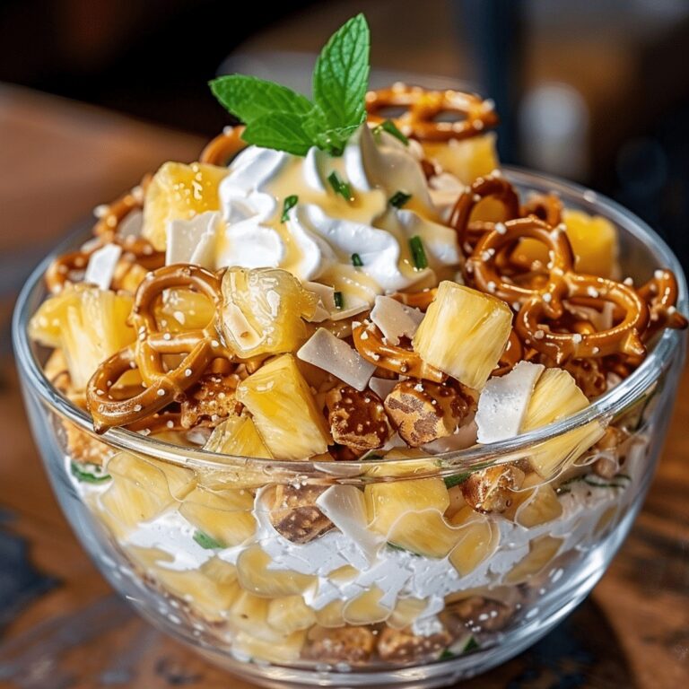 Pineapple Pretzel Salad Recipe