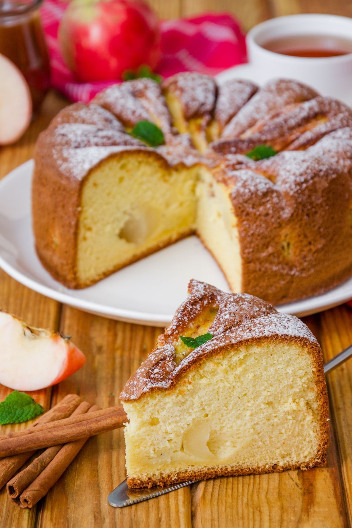 Apple Sponge Cake Recipe