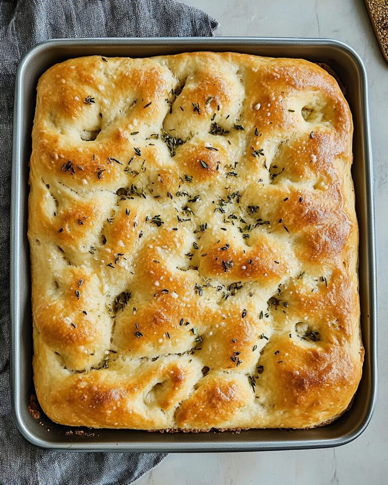 Easy Homemade Focaccia Bread Recipe