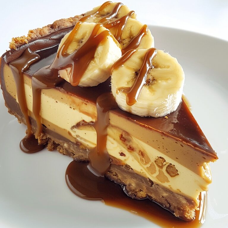 Almond Crust Banana Caramel Cheesecake Recipe