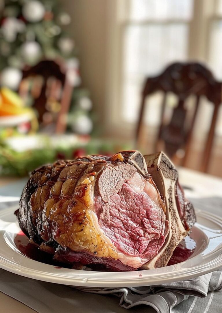 Glazed Prime Rib of Beef Recipe