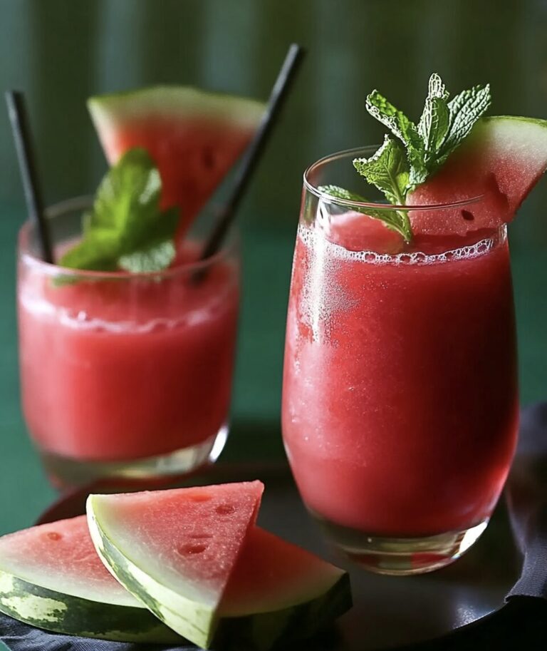 Watermelon and Mint Agua Fresca Recipe