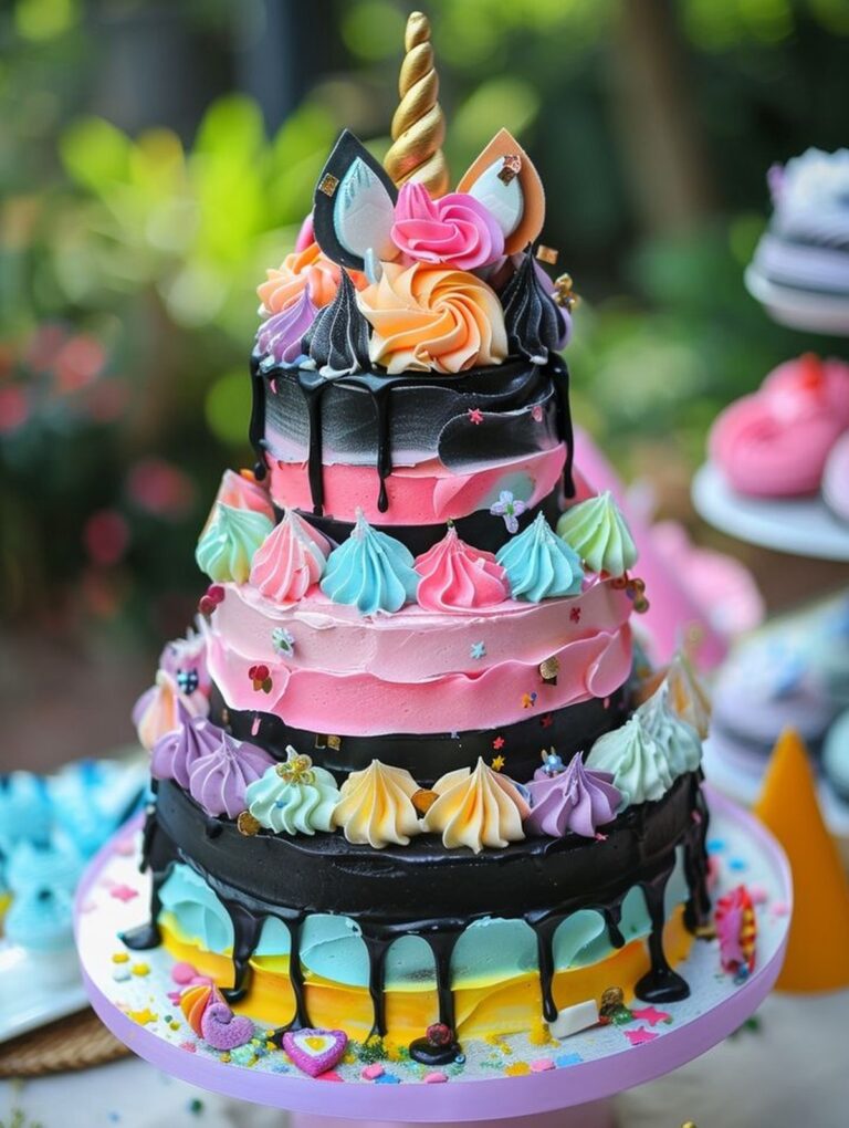 Giant Unicorn Ice Cake Recipe