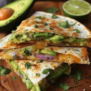 Cheesy Avocado Quesadillas Recipe