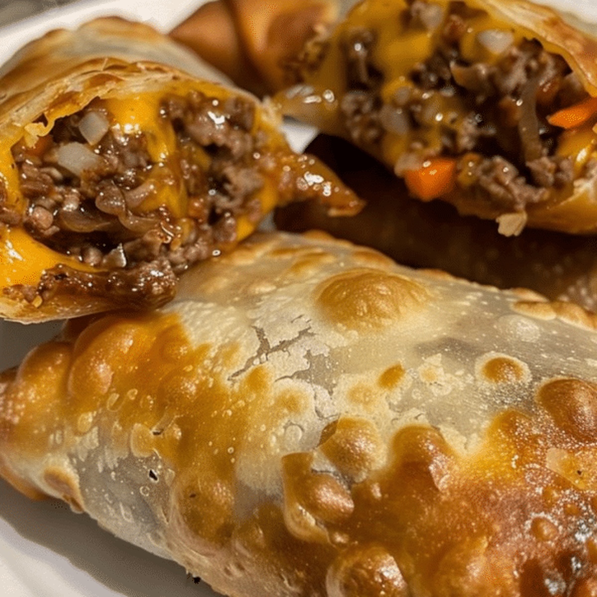 Crispy, Cheesy Philly Cheesesteak Egg Rolls Recipe