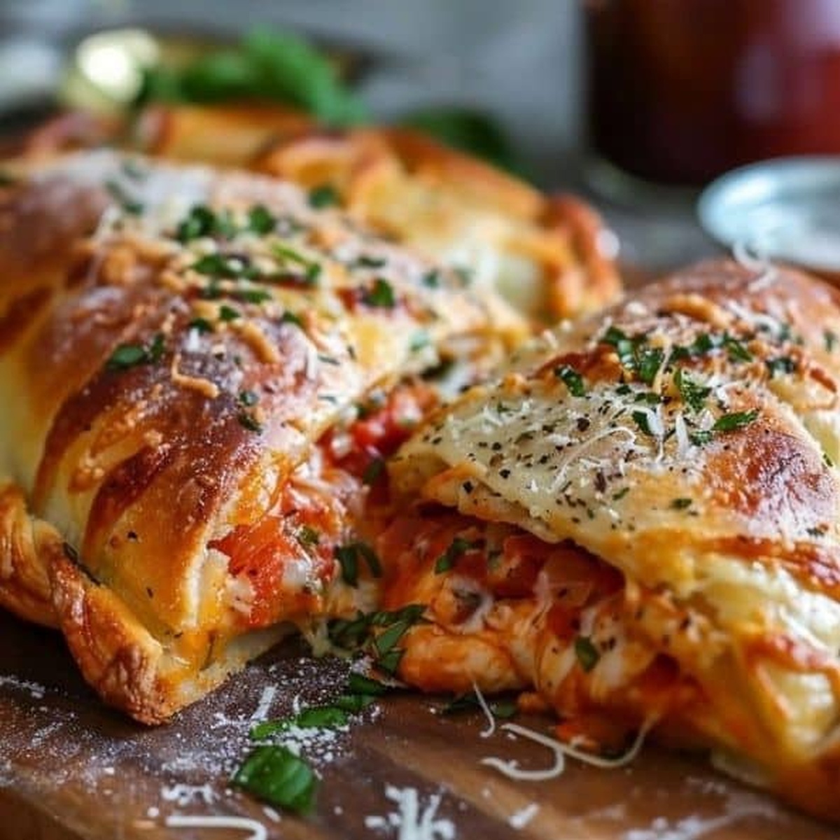 Chicken Parmesan Calzone Recipe