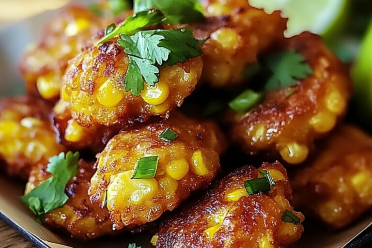 Mexican Street Corn Fritters Recipe