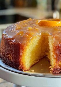 Homemade Orange Juice Cake Recipe
