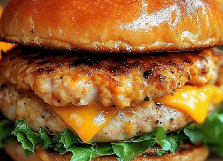 Ultimate Cheddar Ranch Chicken Burger Recipe