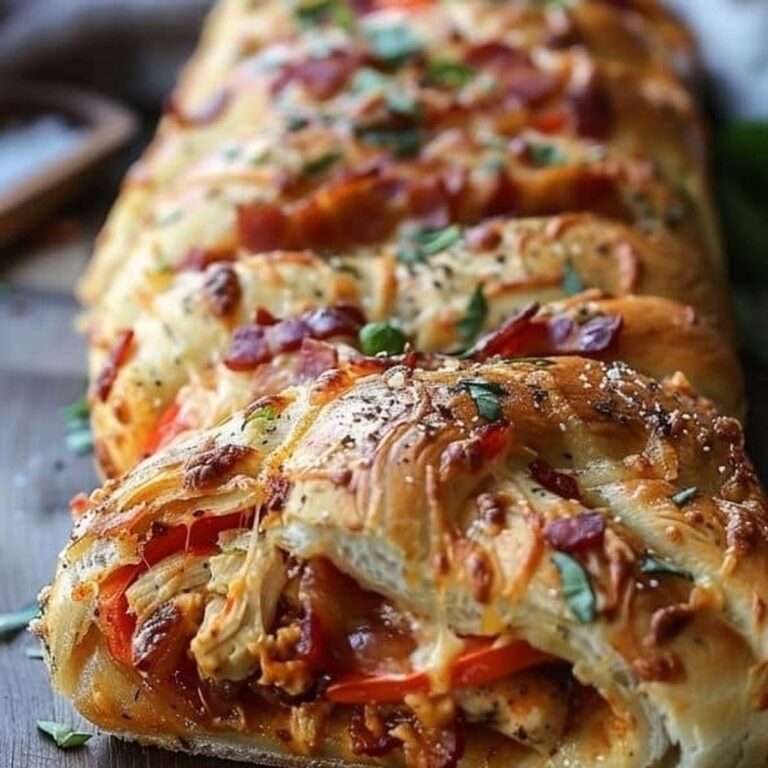 Chicken Bacon Ranch Stromboli Recipe