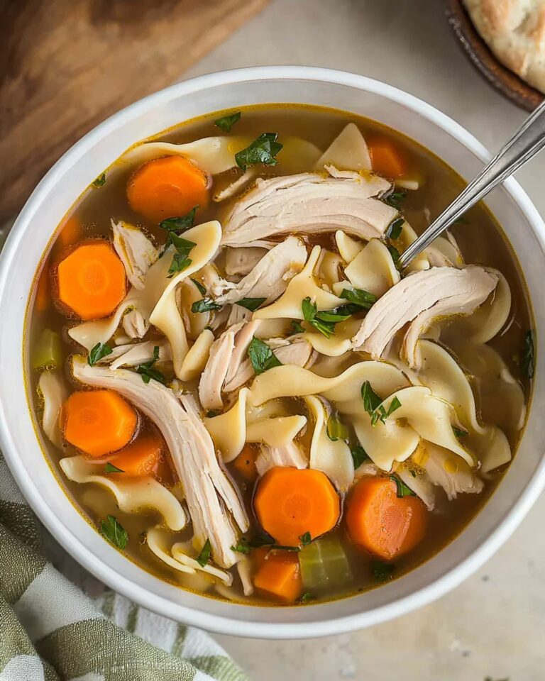Rotisserie Chicken Noodle Soup Recipe