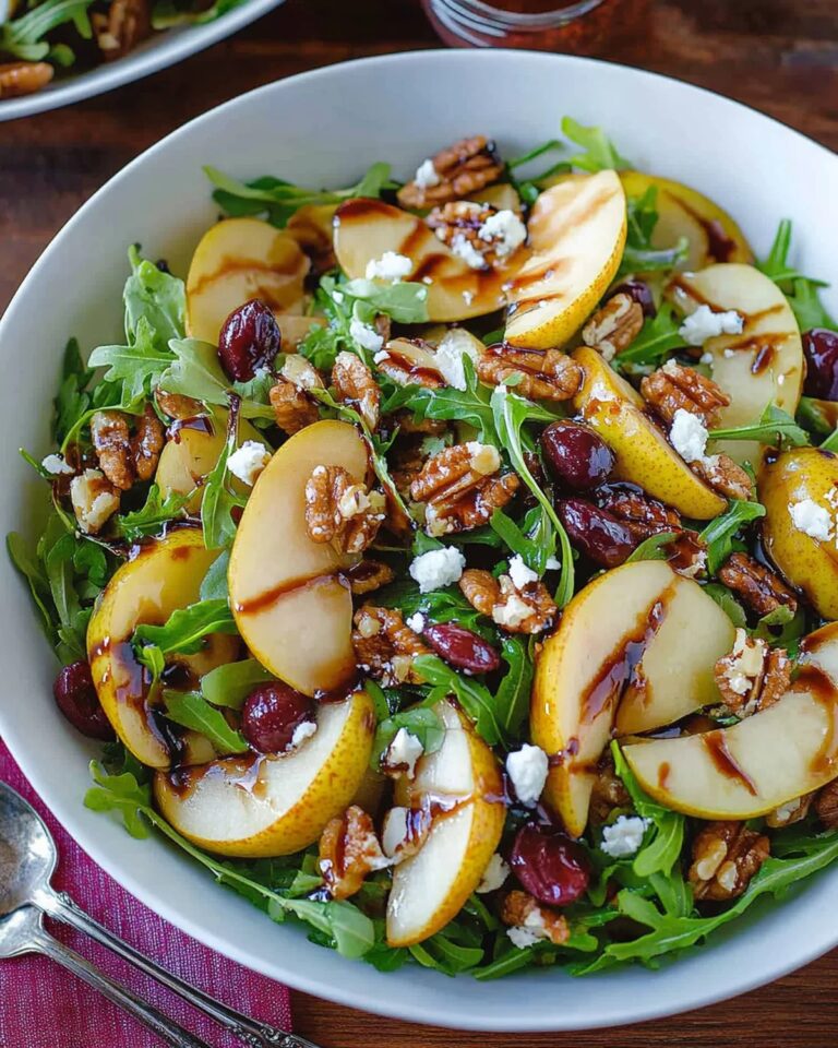 Pear Salad with Balsamic Vinaigrette Recipe