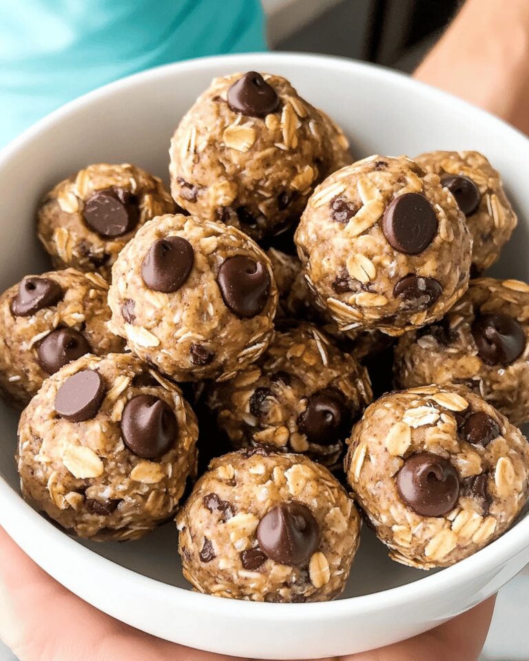 No-Bake Oatmeal Chocolate Chip Protein Balls Recipe