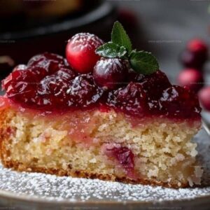 Cranberry Upside Down Cake Recipe