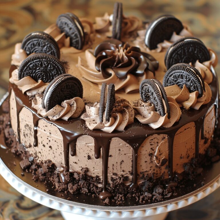 Oreo Chocolate Cheesecake Cake Recipe