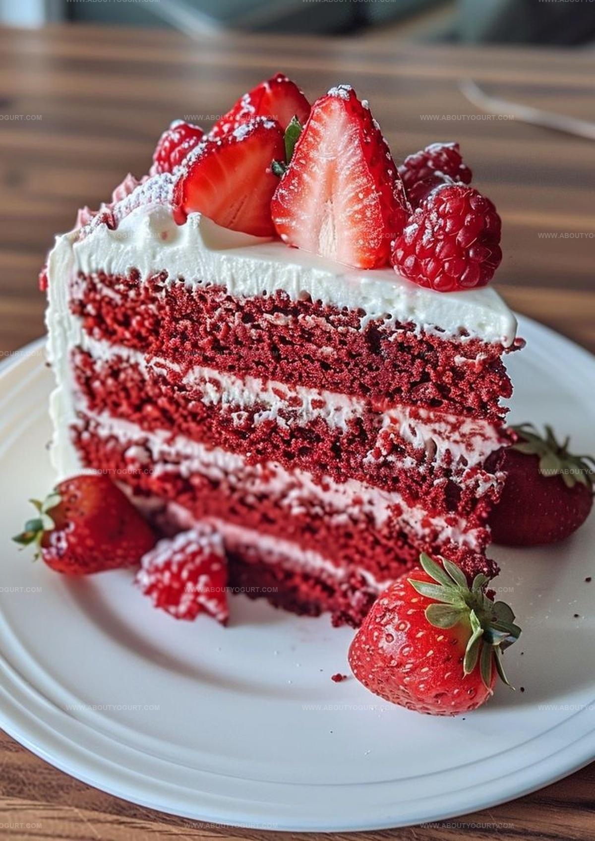 Strawberry Velvet Cake Recipe