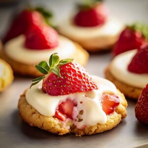 Strawberry Cheesecake Cookies Recipe