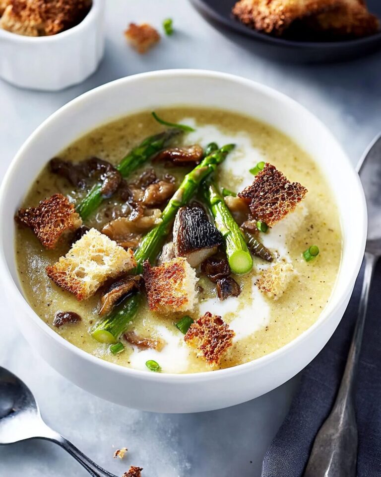 Asparagus, Morel and Walleye Soup Recipe