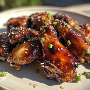 Kristas Sticky Honey Garlic Wings Recipe