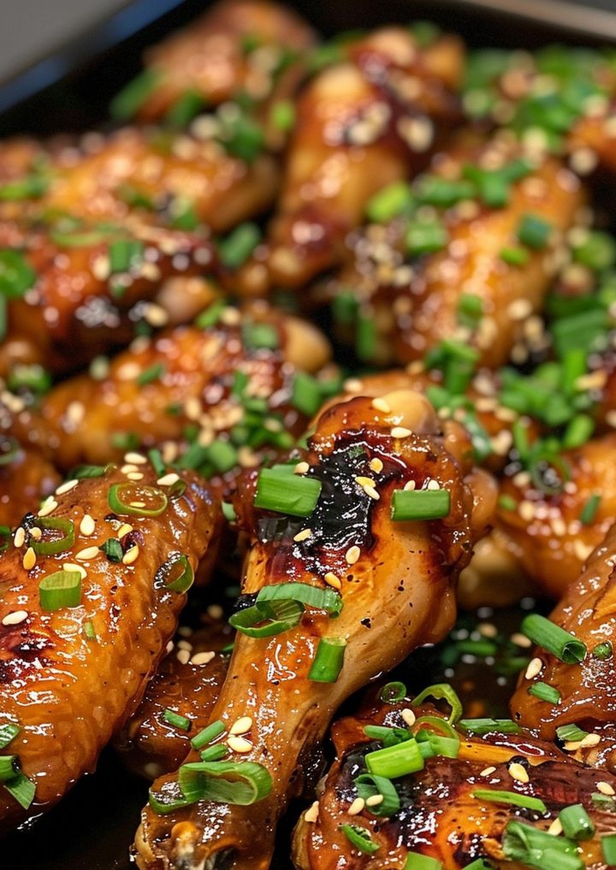 Sticky Garlic Chicken Wings Recipe