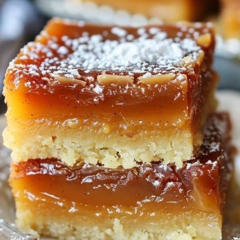 Ooey Gooey Salted Caramel Butter Cake Bars Recipe