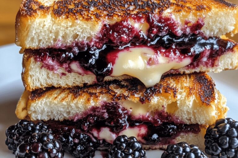 Balsamic Blackberry Bliss Grilled Cheese Recipe