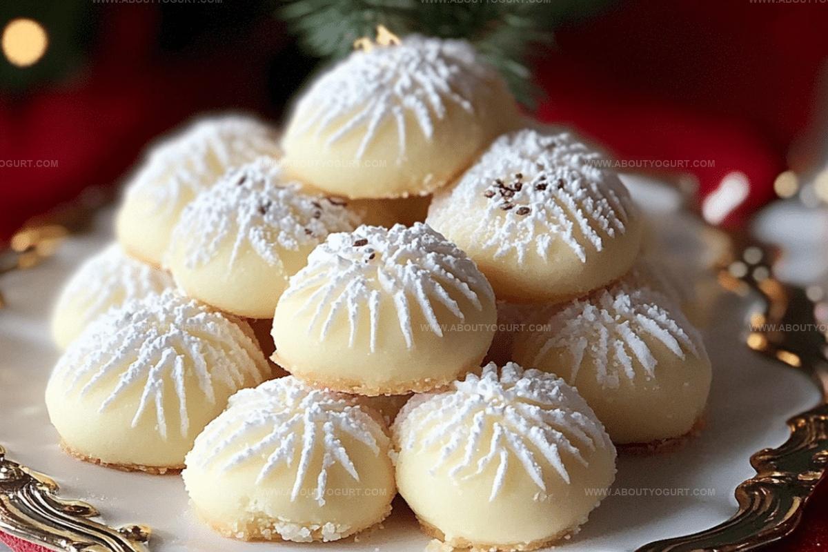 Sweetened Condensed Milk Snowball Cookies Recipe