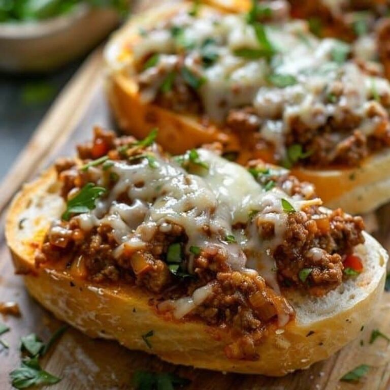 Italian Garlic Bread Sloppy Joes Recipe