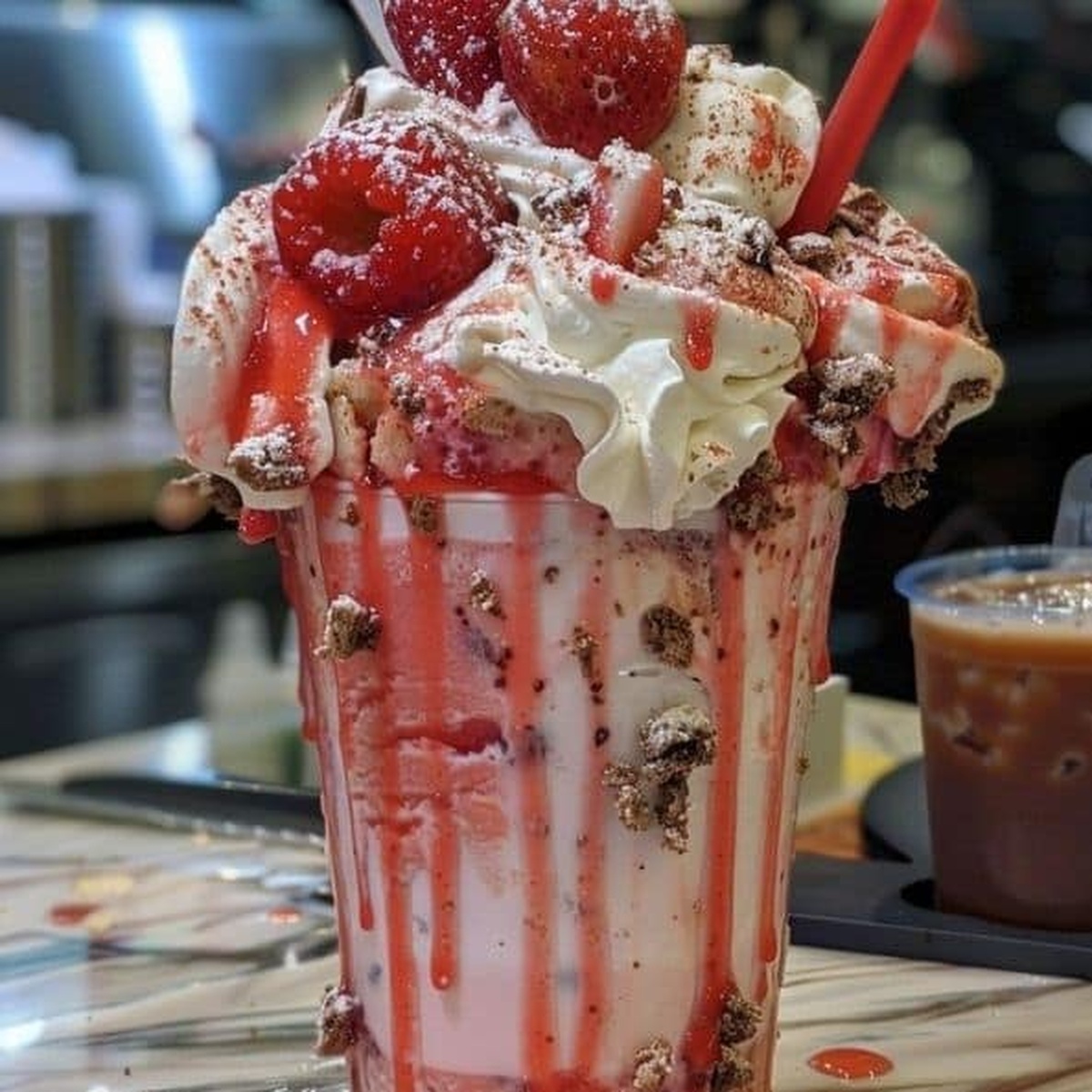 Strawberry Cheesecake Freakshake Recipe